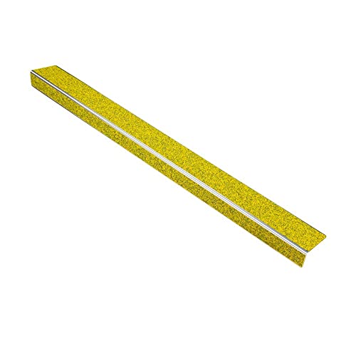AnTina TAPES® Treppen-Kanten-Profil "Thin Line" 50 mm, Kanten-Schutz-Profil mit Antirutsch-Beschichtung für Treppen & Stufen, Alu-Dibond (5 x 80cm, public) von AnTina TAPES