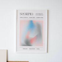 Skorpion Sternzeichen Poster - Astrologie Geschenke Für Sie Personalisiertes Kunstwerk Abstraktes Skorpion Sternzeichen Poster - Astrologie Geschenke Für Sie Personalisiertes Kunstwerk Abstraktes von AnaPrintStudio