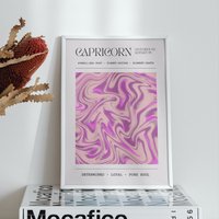 Steinbock Sternzeichen Print - Astrologie Poster Geschenke Für Sie Mädchen Personalisierte Kunstwerk Trendige Wandkunst Steinbock Sternzeichen Print - Astrologie Poster Geschenke Für Sie Mädchen Personalisierte Kunstwerk Trendige Wandkunst von AnaPrintStudio