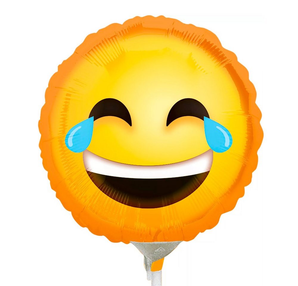 Anagram Folienballon Lachen Emoticon (23 cm) von Anagram