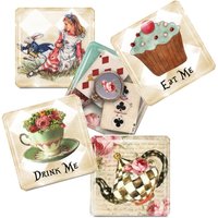 Alice Glasfliesen Magnet Set - The Whimsy Of von Analiese