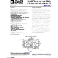 Analog Devices EVAL-ADAU1761Z Entwicklungsboard 1St. Analog Devices EVAL-ADAU1761Z Entwicklungsboard 1St. von Analog Devices