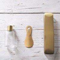 Vintage Herren Vanity Set Parfümflasche, Schuhlöffel & Behälter von Anatomiedesobjets