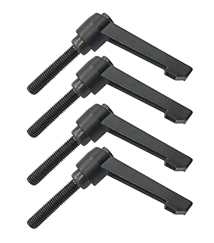 Anawakia 4 Stück Klemmhebel Griff, M8 Edelstahl Außengewinde Verstellbarer Griff Maschinengriffe,Klemmhebel Außengewinde (35mm) von Anawakia