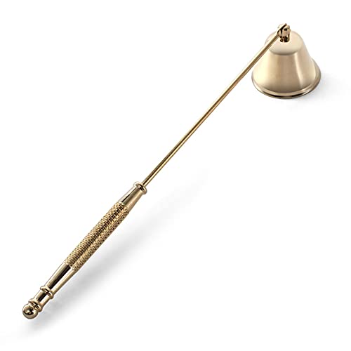 Anawakia Kerzenlöscher aus Edelstahl Edelstahl-Kerzenlöscher Kerzenlöscher mit Griff Kerzenwerkzeug für Kerzen Docht Löscher (Gold) von Anawakia