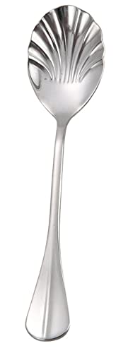 Anawakia Kreative Edelstahl Muschelform Dessertlöffel Teelöffel Teelöffel Muschel-Form Esstisch Mischlöffel Dessert Kaffee Zuckerlöffel (Silber,5) von Anawakia