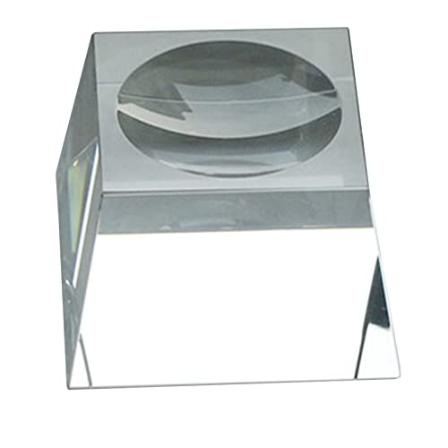 Anawakia Kristall Ständer Kristallkugel Standplatz pädagogischer Kugel Modell Halter Klares Kristallkugel Kugel Ständer Display Stand Wohnkultur (6 x 6 x 3 cm) von Anawakia