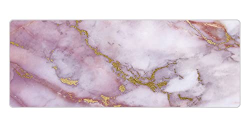 Anawakia Mausunterlage Gaming Mauspad Schreibtischunterlage rutschfeste Gummiunterseite Marmor der modernen Kunst XXL Gaming Mauspad Verlängertes Mauspad (Violett a,800x300x3mm) von Anawakia