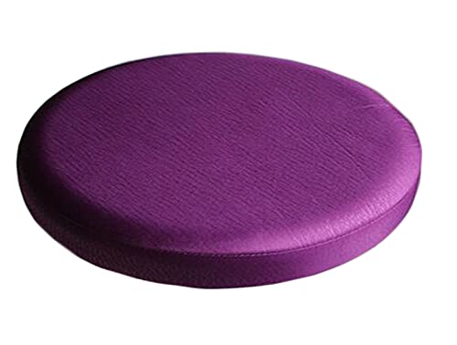 Anawakia Runde Barhocker Abdeckung Esszimmerstuhl Schonbezug Stretch Stuhlhussen Rund Universal Stuhlbezug Stuhl-Schutzbezug Hussen für Barhocker Bistrohocker (Lila,30 cm) von Anawakia