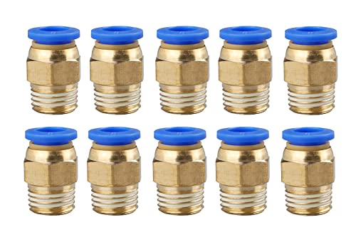 Anawakia Schnellverbinder für Luftanschlüsse, Schnellkupplungen, 8 mm, PT1/4 PC8-02 (10) von Anawakia