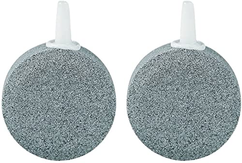 Anawakia Sprudelstein für Aquarium, Aquarium Luftausströmer, Aquarium Luftstein, Rund Ausströmer Luftstein Sprudelstein in Aquarium 4 cm (4 pcs) von Anawakia
