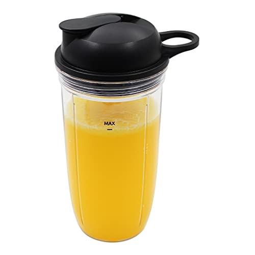 Anbige teile 680 ml Becher mit Deckel, kompatibel mit NutriBullet Blender Combo NutriBullet Pro 1000 und NutriBullet Select von Anbige