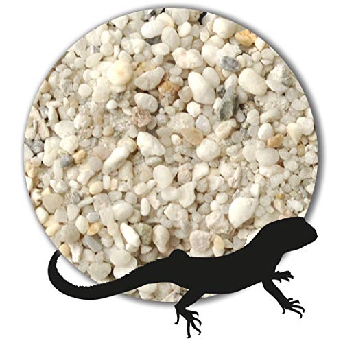 Anbobo 25 kg Terrariensand Terrariumsand Terrarienkies Natur weiß große Auswahl (1,0-3,0 mm) von Anbobo