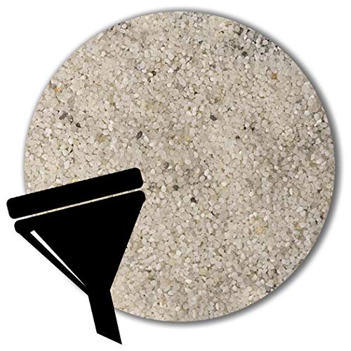 Anbobo 25 kg weisser Filtersand Filterkies Filterquarzsand für Sandfilteranlagen Pool (0,5-1,0 mm) von Anbobo