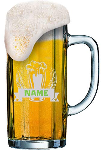 Anbobo Bierseidl [Minden Seidl 0.5L] mit individueller Gravur [Name] und [Motiv 02] - MeinGlas von Anbobo