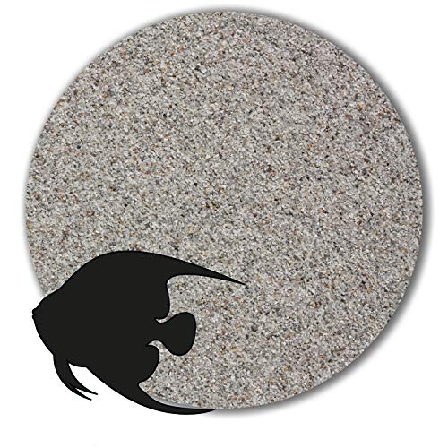 Anbobo Müller GmbH Aquariumsand hellgrau 10 kg Aquariumkies Natur feuergetrocknet und gerundet (0,5-1,0 mm) von Anbobo