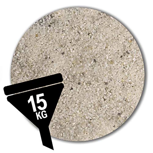 Anbobo Müller GmbH Filterquarzsand 15 kg Filtersand weiß Filterkies 5 Körnungen (0,4-0,8 mm) von Anbobo
