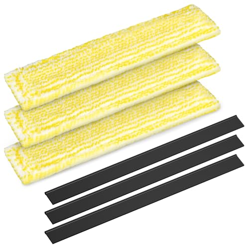 Ancable 3 Stück Gummilippe und 3 Stück Mikrofaser Wischbezug für Kärcher Fenstersauger Ersatzteile Zubehör, Kompatibel mit WV2 WV5 WV6 Plus Premium WV Sprühflaschen Set Ancable 3 Stück Gummilippe und 3 Stück Mikrofaser Wischbezug für Kärcher Fenstersauger Ersatzteile Zubehör, Kompatibel mit WV2 WV5 WV6 Plus Premium WV Sprühflaschen Set von Ancable