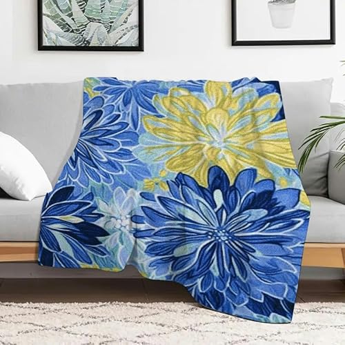 Anceky Blumen-Decke, strapazierfähig, weich, Flanell, multifunktional, kuschelige Decke für Sofa, Reisen, Camping, Bett, Stuhl, Geschenk für alle Jahreszeiten, 127 x 152 cm von Anceky