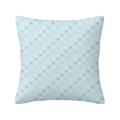 Anceky Dekorative quadratische Winter-Kissenbezüge, Formen, Weihnachten, Winter, Noel, superweicher Kissenbezug für Wohnzimmer, Schlafzimmer, Sofa, Couch, Kissenbezug, Blau-Weiß, 61 x 61 cm Anceky Dekorative quadratische Winter-Kissenbezüge, Formen, Weihnachten, Winter, Noel, superweicher Kissenbezug für Wohnzimmer, Schlafzimmer, Sofa, Couch, Kissenbezug, Blau-Weiß, 61 x 61 cm von Anceky