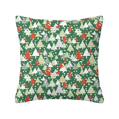 Anceky Dekorative quadratische Winter-Kissenbezüge, Weihnachtskiefer-Schnee-Stil, superweicher Kissenbezug für Wohnzimmer, Schlafzimmer, Sofa, Couch, Kissenbezug, weiß, 55,9 x 55,9 cm Anceky Dekorative quadratische Winter-Kissenbezüge, Weihnachtskiefer-Schnee-Stil, superweicher Kissenbezug für Wohnzimmer, Schlafzimmer, Sofa, Couch, Kissenbezug, weiß, 55,9 x 55,9 cm von Anceky