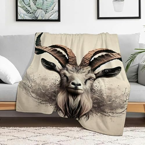 Anceky Flauschige Flanelldecke mit skurrilen, surrealen Tieren, weiche, gemütliche Mehrzweckdecke für Sofa, Reisen, Camping, Bett, Stuhl, 127 x 152 cm Anceky Flauschige Flanelldecke mit skurrilen, surrealen Tieren, weiche, gemütliche Mehrzweckdecke für Sofa, Reisen, Camping, Bett, Stuhl, 127 x 152 cm von Anceky