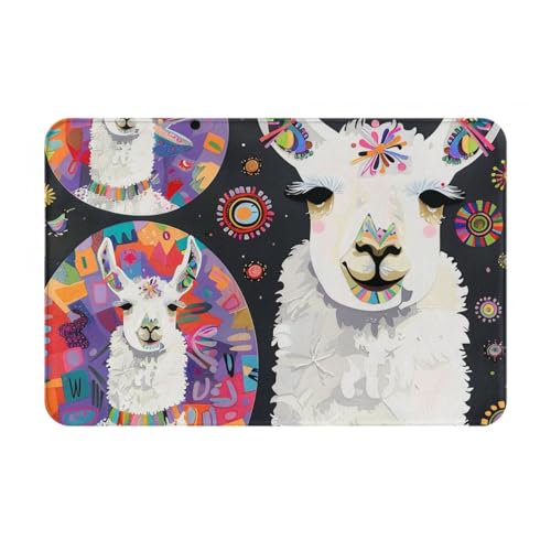 Anceky Fußmatte mit Lama-Alpaka-Aufdruck, weiche Willkommensmatte, 40,6 x 61 cm, Rutschfester Eingangsteppich, Fußmatten für Küchen- und Badezimmerböden Anceky Fußmatte mit Lama-Alpaka-Aufdruck, weiche Willkommensmatte, 40,6 x 61 cm, Rutschfester Eingangsteppich, Fußmatten für Küchen- und Badezimmerböden von Anceky
