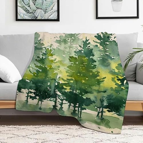Anceky Trees Fuzzyffy Weiche, gemütliche Decke, strapazierfähige Flanelldecke für Sofa, Reisen, Camping, Bett, Mehrzweckgeschenk, 101,6 x 127 cm Anceky Trees Fuzzyffy Weiche, gemütliche Decke, strapazierfähige Flanelldecke für Sofa, Reisen, Camping, Bett, Mehrzweckgeschenk, 101,6 x 127 cm von Anceky
