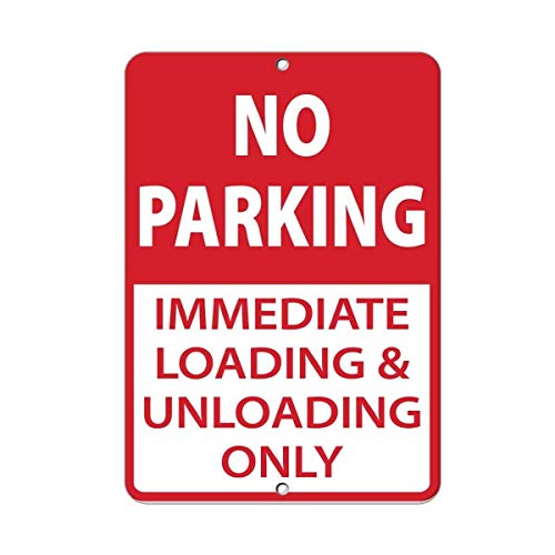 Anceky Warnschild Kein Parken Sofortiges Be- und Entladen Nur Aluminium Metall Blechschild 5,5x8 Anceky Warnschild Kein Parken Sofortiges Be- und Entladen Nur Aluminium Metall Blechschild 5,5x8 von Anceky