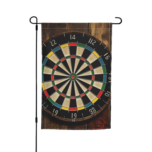 Dartscheibe-Flagge, 30,5 x 45,7 cm, doppelseitige Gartenflagge für den Innenbereich, Wandkunst, zum Aufhängen, Poster, großes Banner, Schild, Hof, Hausflaggen für draußen Dartscheibe-Flagge, 30,5 x 45,7 cm, doppelseitige Gartenflagge für den Innenbereich, Wandkunst, zum Aufhängen, Poster, großes Banner, Schild, Hof, Hausflaggen für draußen von Anceky