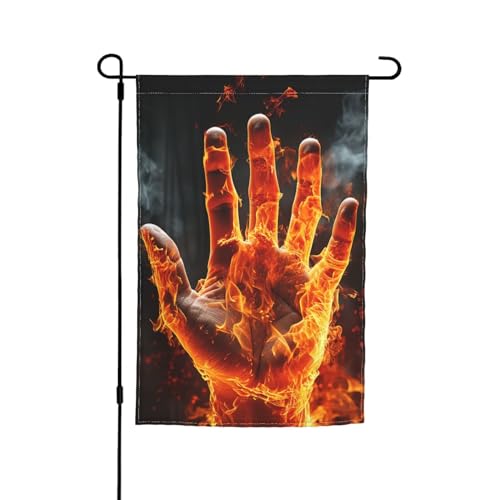 Feuerflammen-Handflagge, 30,5 x 45,7 cm, doppelseitige Gartenflagge für den Innenbereich, Wandkunst, zum Aufhängen, Poster, großes Banner, Schild, Hof, Hausflaggen für draußen Feuerflammen-Handflagge, 30,5 x 45,7 cm, doppelseitige Gartenflagge für den Innenbereich, Wandkunst, zum Aufhängen, Poster, großes Banner, Schild, Hof, Hausflaggen für draußen von Anceky