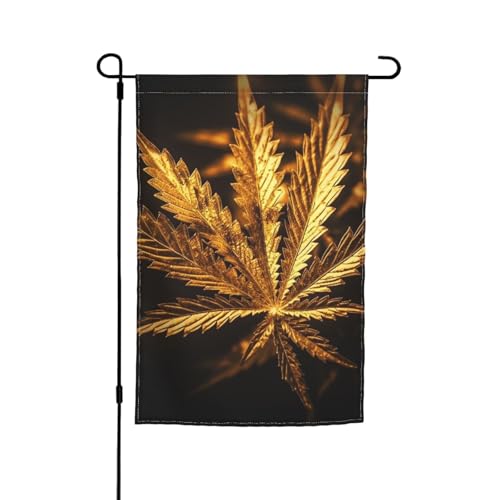 GoldenFlag 12x18 Zoll doppelseitige Gartenflagge für den Innenbereich, Wandkunst, zum Aufhängen, Poster, großes Banner, Schild, Hof, Hausflaggen für draußen GoldenFlag 12x18 Zoll doppelseitige Gartenflagge für den Innenbereich, Wandkunst, zum Aufhängen, Poster, großes Banner, Schild, Hof, Hausflaggen für draußen von Anceky