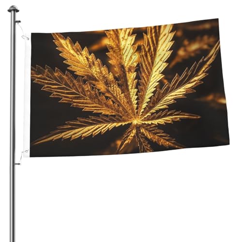 GoldenFlag 2x3 Fuß für den Innenbereich mit Ösen, doppelseitige Gartenflagge, großes Banner, Schild, Hof, Hausflaggen für den Außenbereich, Heimdekoration, Wandkunst, hängendes Poster GoldenFlag 2x3 Fuß für den Innenbereich mit Ösen, doppelseitige Gartenflagge, großes Banner, Schild, Hof, Hausflaggen für den Außenbereich, Heimdekoration, Wandkunst, hängendes Poster von Anceky