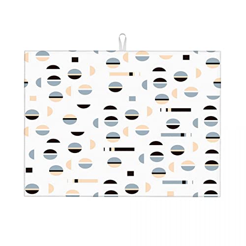 Graue geometrische Punkte, nordisch, niedlich, groß, Abtropfmatte, Kaffeebar-Matte, EasyLarge, 45,7 x 61 cm Graue geometrische Punkte, nordisch, niedlich, groß, Abtropfmatte, Kaffeebar-Matte, EasyLarge, 45,7 x 61 cm von Anceky