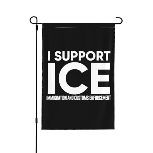 Ich unterstütze Eis Gartenflagge 12 x 18 Ich stehe mit Eis Hofschild Hausflagge Kein Flaggenständer Doppelseitig Ich unterstütze Eis Gartenflagge 12 x 18 Ich stehe mit Eis Hofschild Hausflagge Kein Flaggenständer Doppelseitig von Anceky