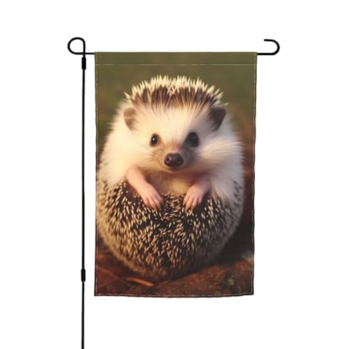 Igel-Flagge, 30,5 x 45,7 cm, doppelseitige Gartenflagge für den Innenbereich, Wandkunst, zum Aufhängen, Poster, großes Banner, Schild, Hof, Hausflaggen für draußen Igel-Flagge, 30,5 x 45,7 cm, doppelseitige Gartenflagge für den Innenbereich, Wandkunst, zum Aufhängen, Poster, großes Banner, Schild, Hof, Hausflaggen für draußen von Anceky