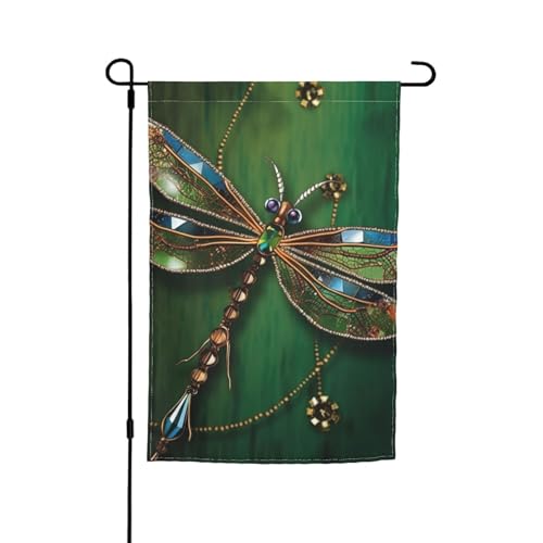 Jewel Libellenflagge, 30,5 x 45,7 cm, doppelseitige Gartenflagge für den Innenbereich, Wandkunst, zum Aufhängen, Poster, großes Banner, Schild, Hof, Hausflaggen für draußen Jewel Libellenflagge, 30,5 x 45,7 cm, doppelseitige Gartenflagge für den Innenbereich, Wandkunst, zum Aufhängen, Poster, großes Banner, Schild, Hof, Hausflaggen für draußen von Anceky