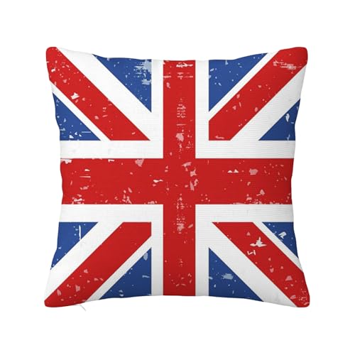 Kissenbezüge für britische Dekoration, England-Flagge, Old Shadow, weicher, doppelseitiger Couch-Kissenbezüge aus Plüsch für Kissen, Sofa, Wohnzimmer, Heimdekoration, Rot, Marineblau, Weiß, 40,6 x 40, Kissenbezüge für britische Dekoration, England-Flagge, Old Shadow, weicher, doppelseitiger Couch-Kissenbezüge aus Plüsch für Kissen, Sofa, Wohnzimmer, Heimdekoration, Rot, Marineblau, Weiß, 40,6 x 40, von Anceky
