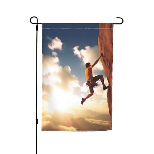 Klettersportflagge, 30,5 x 45,7 cm, doppelseitige Gartenflagge für den Innenbereich, Wandkunst, zum Aufhängen, Poster, großes Banner, Schild, Hof, Hausflaggen für draußen Klettersportflagge, 30,5 x 45,7 cm, doppelseitige Gartenflagge für den Innenbereich, Wandkunst, zum Aufhängen, Poster, großes Banner, Schild, Hof, Hausflaggen für draußen von Anceky