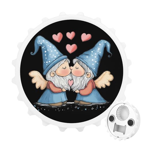 Kühlschrankmagnete mit Gnomen-Motiv, rund, magnetisch, lustiger Flaschenöffner für Zuhause, Küche, Büro, Weiß Kühlschrankmagnete mit Gnomen-Motiv, rund, magnetisch, lustiger Flaschenöffner für Zuhause, Küche, Büro, Weiß von Anceky