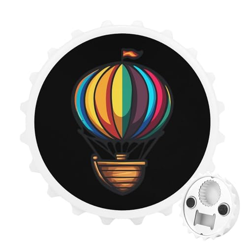 Kühlschrankmagnete mit Heißluftballons, rund, magnetisch, lustiger Flaschenöffner für Zuhause, Küche, Büro, Weiß Kühlschrankmagnete mit Heißluftballons, rund, magnetisch, lustiger Flaschenöffner für Zuhause, Küche, Büro, Weiß von Anceky