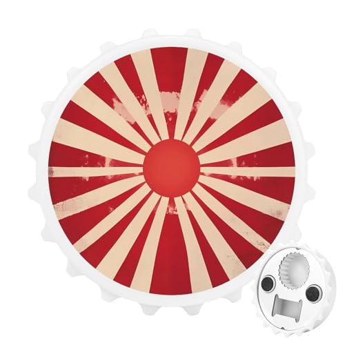 Kühlschrankmagnete mit japanischer Flagge und Symbol der aufgehenden Sonne, rund, magnetisch, lustiger Flaschenöffner für Zuhause, Küche, Büro, Weiß Kühlschrankmagnete mit japanischer Flagge und Symbol der aufgehenden Sonne, rund, magnetisch, lustiger Flaschenöffner für Zuhause, Küche, Büro, Weiß von Anceky