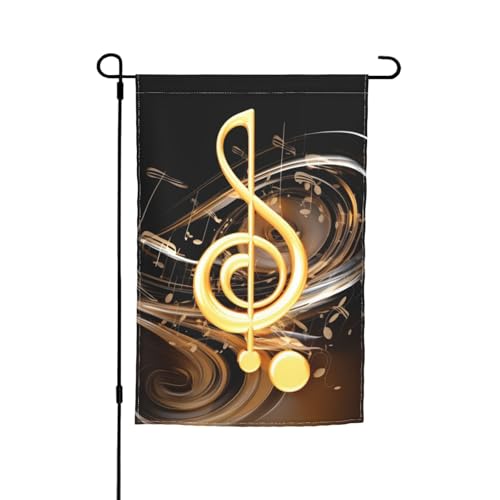 Musiknoten-Flagge, 30,5 x 45,7 cm, doppelseitige Gartenflagge für den Innenbereich, Wandkunst, zum Aufhängen, Poster, großes Banner, Schild, Hof, Hausflaggen für draußen Musiknoten-Flagge, 30,5 x 45,7 cm, doppelseitige Gartenflagge für den Innenbereich, Wandkunst, zum Aufhängen, Poster, großes Banner, Schild, Hof, Hausflaggen für draußen von Anceky