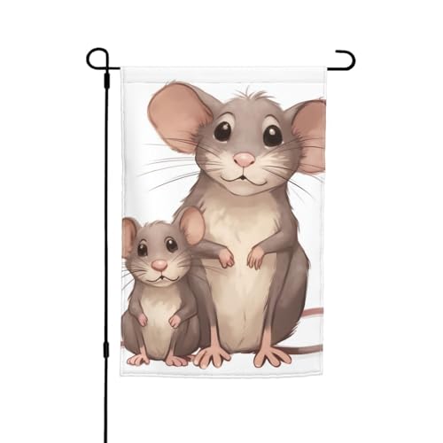 Rattenflagge, 30,5 x 45,7 cm, doppelseitige Gartenflagge für den Innenbereich, Wandkunst, zum Aufhängen, Poster, großes Banner, Schild, Hof, Hausflaggen für draußen Rattenflagge, 30,5 x 45,7 cm, doppelseitige Gartenflagge für den Innenbereich, Wandkunst, zum Aufhängen, Poster, großes Banner, Schild, Hof, Hausflaggen für draußen von Anceky