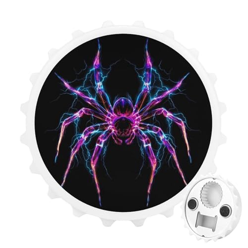 Spider Thunder Kühlschrankmagnete, rund, magnetisch, lustiger Flaschenöffner für Zuhause, Küche, Büro, Weiß Spider Thunder Kühlschrankmagnete, rund, magnetisch, lustiger Flaschenöffner für Zuhause, Küche, Büro, Weiß von Anceky