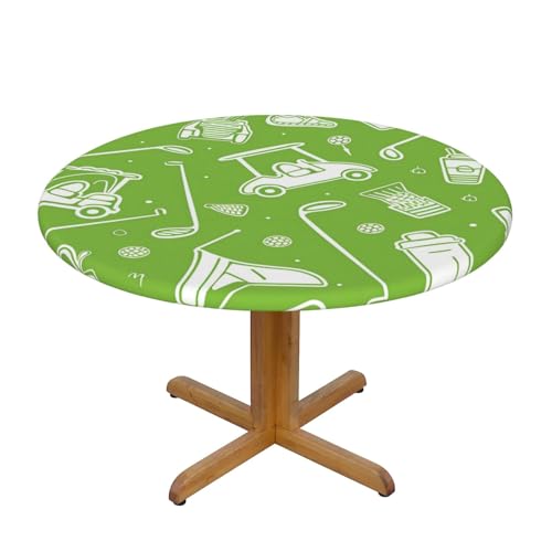 Tischdecke mit Golfball und elastischem Rand, Dehnbare Tischdecke mit Sport-Doodle für 45-50 Zoll große Tische, wasserdichter Schutz für Essenspartys im Innen- und Außenbereich Tischdecke mit Golfball und elastischem Rand, Dehnbare Tischdecke mit Sport-Doodle für 45-50 Zoll große Tische, wasserdichter Schutz für Essenspartys im Innen- und Außenbereich von Anceky