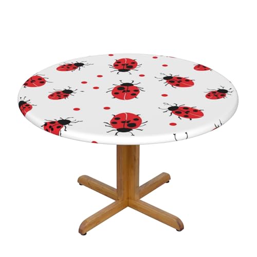 Tischdecke mit Marien -Muster und elastischem Rand, niedlicher Vogel, Dehnbare Tischdecke für 40-44 Zoll große Tische, wasserdichter Schutz für Essenspartys im Innen- und Außen Tischdecke mit Marien -Muster und elastischem Rand, niedlicher Vogel, Dehnbare Tischdecke für 40-44 Zoll große Tische, wasserdichter Schutz für Essenspartys im Innen- und Außen von Anceky