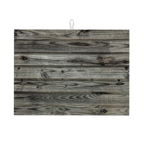 Trockenpads mit Holzmaserung für Küchentheke, Mikrofasermatte, langlebig, klein, 40,6 x 45,7 cm Trockenpads mit Holzmaserung für Küchentheke, Mikrofasermatte, langlebig, klein, 40,6 x 45,7 cm von Anceky