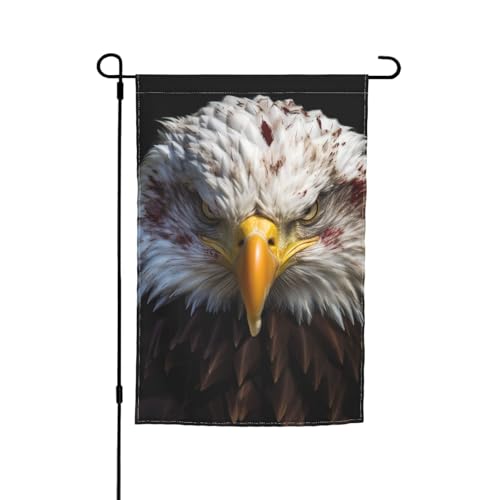 Weißkopfseeadler-Flagge, 30,5 x 45,7 cm, doppelseitige Gartenflagge für den Innenbereich, Wandkunst, zum Aufhängen, Poster, großes Banner, Schild, Hof, Hausflaggen für draußen Weißkopfseeadler-Flagge, 30,5 x 45,7 cm, doppelseitige Gartenflagge für den Innenbereich, Wandkunst, zum Aufhängen, Poster, großes Banner, Schild, Hof, Hausflaggen für draußen von Anceky