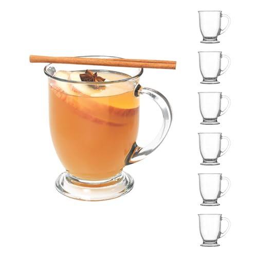Anchor Hocking Café Kaffeebecher aus Glas, 473 ml, 6 Stück von Anchor Hocking
